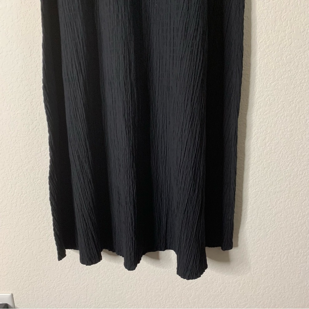 Mara Hoffman Cecilia Puff-Sleeve Organic Cotton Midi Dress black 2X - Picture 3 of 7
